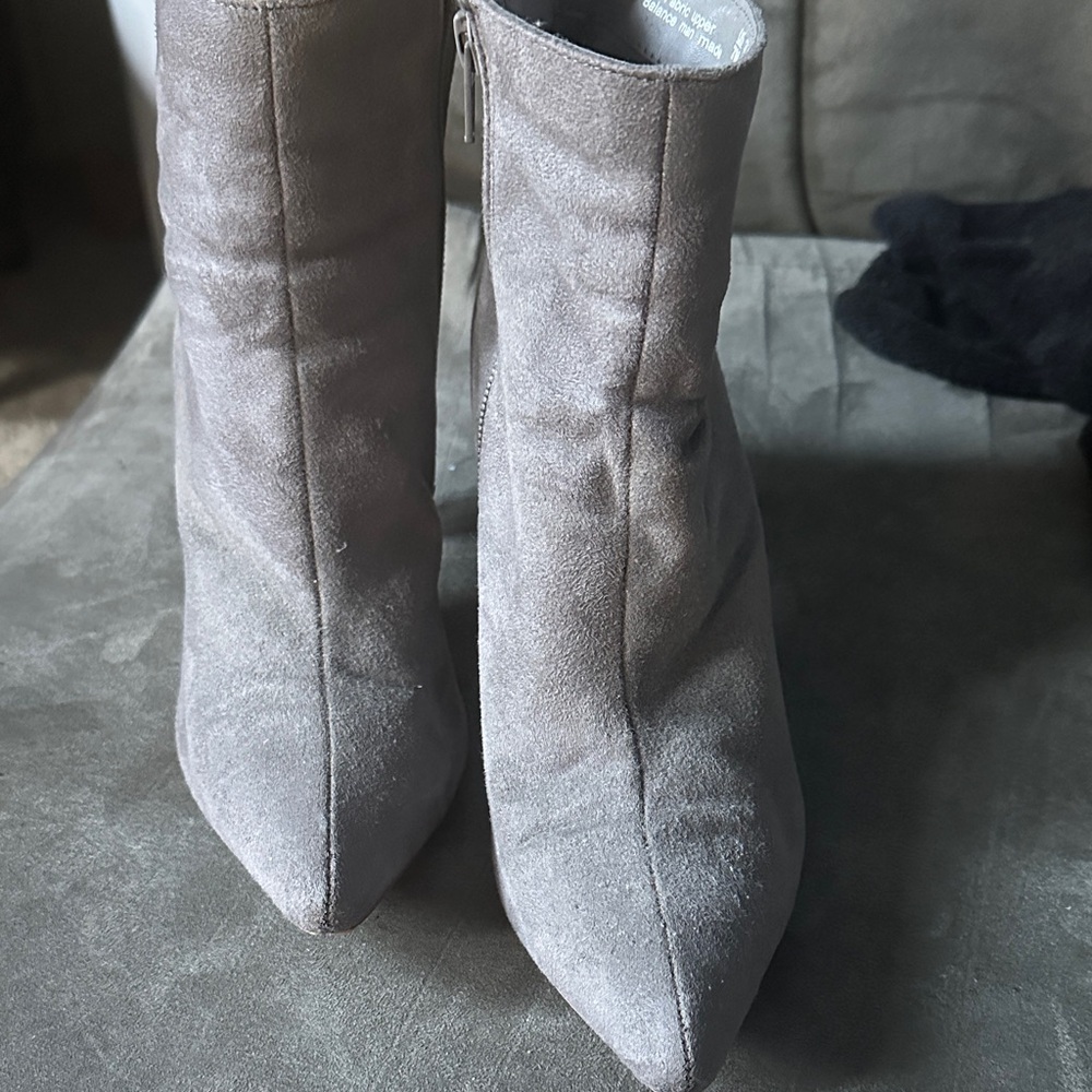Carlos by Carlos Santana Silver Ankle Booties